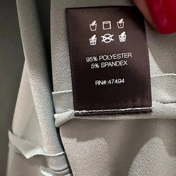 Norma Kamali Strapless Fishtail Midi Dress in Vintage Mint sz L - Picture 14 of 14